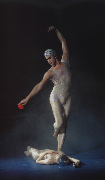 As Oberon in A Midnight Summer Dream.Svetlana Zakharova as Titania.Photo by Andrei Melanyin.