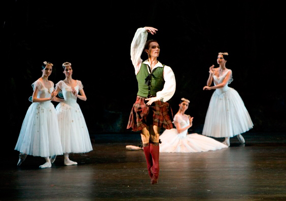 As James in La Sylphide. Photo by Damir yusupov.