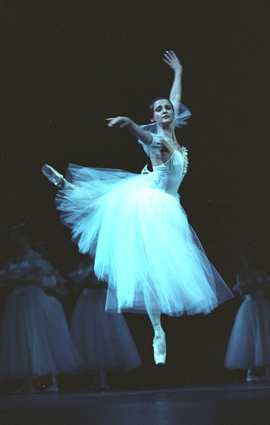 In the title part in Giselle.Photo by Nadezhda Bausova.