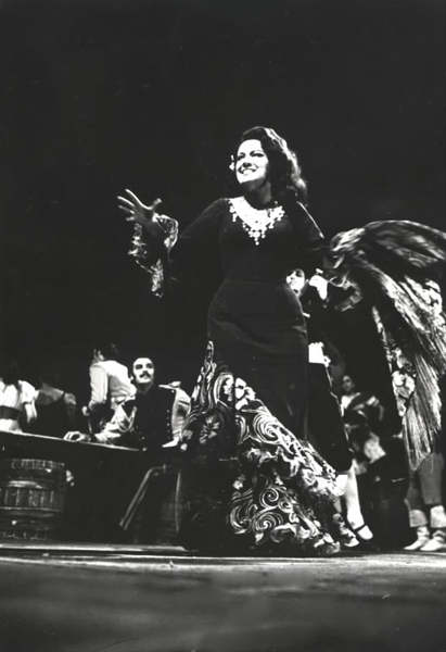 In the title role in Carmen.Photo by Alexander Nevezhin(from the Bolshoi Theatre museum).