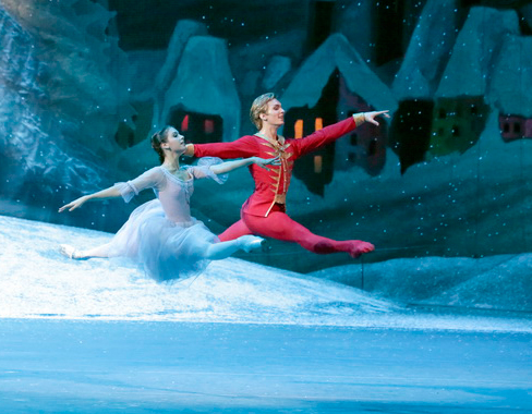 As Marie in Nutcracker. Artemy Belyakov as The Nutcracker-Prince.Photo by Damir Yusupov.