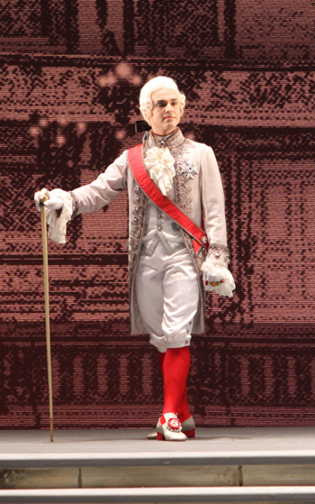 As Louis XVI in The Flames of Paris.Photo by Yelena Fetisova.