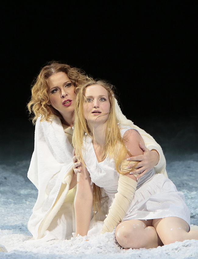 As Spring in The Snow Maiden. Olga Semenishcheva as Snow Maiden. Photo by Damir Yusupov.