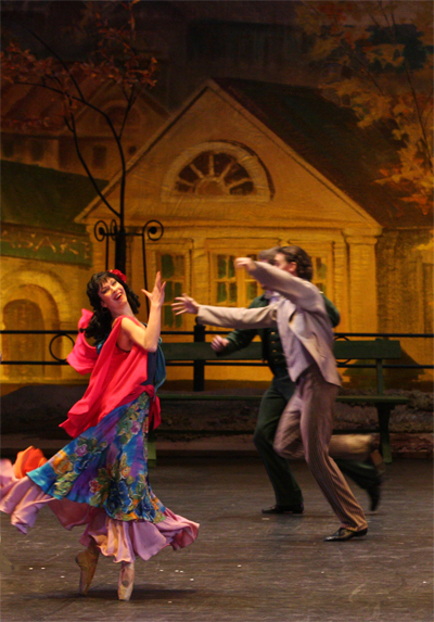 As Gypsy Woman in Anyuta.Photo by Elena Fetisova.