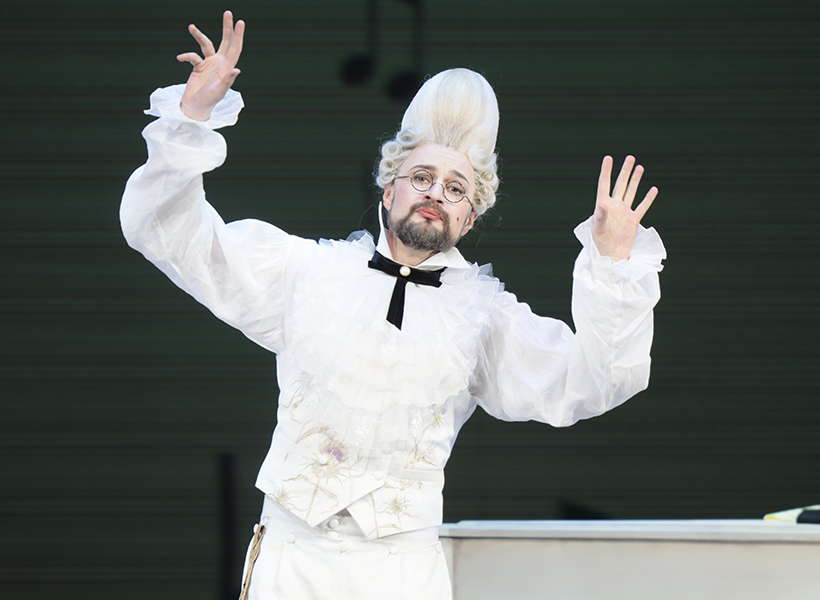 As Bartolo in Il Barbiere di Siviglia. Photo by Damir Yusupov.