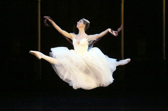 In the title part in La Sylphide. Photo by Damir Yusupov.